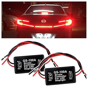 Amazon.com: 2PCS 6V-30V GS-100A LED Brake Light Flasher with